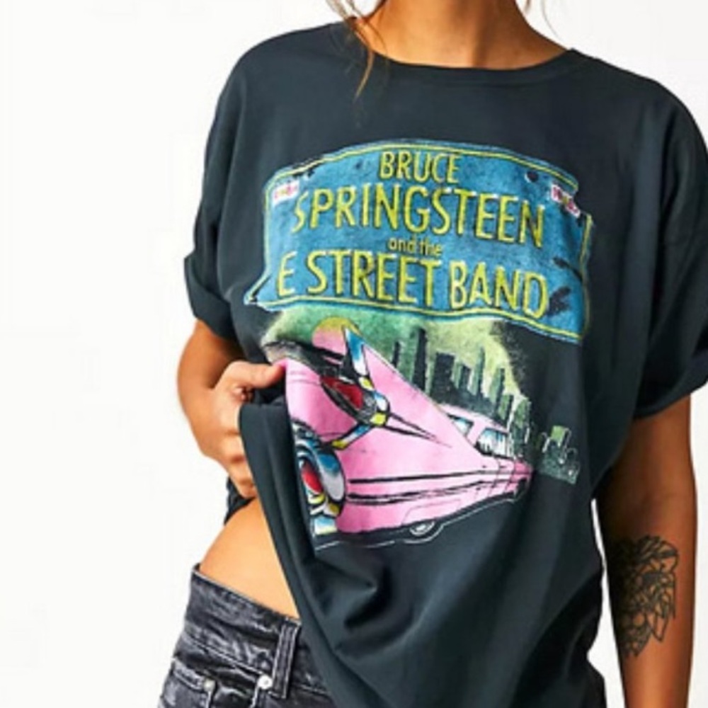 Free People Bruce Springsteen and the E Street Band Tee Size Medium